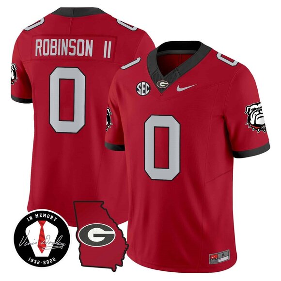 Mens Youths Kids Roderick Robinson II Red Stitched Vapor Jersey - Picture 1 of 1